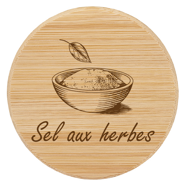 Træbeklædning "Sel aux herbes" til WECK RR60 Træbeklædning "Sel aux herbes" til WECK RR60