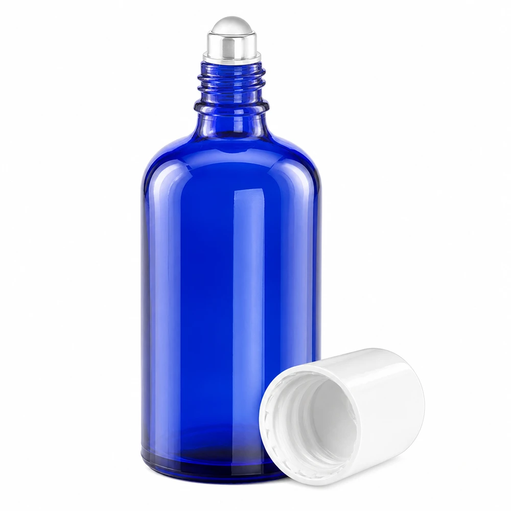 100 ml roll-on flaske hvid STD BlueLine UT18/100