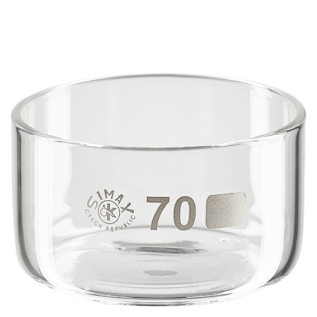 Krystalliseringsskål 100 ml uden tud Borosilikat