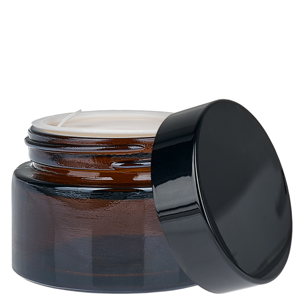 Glaskrukke 30 ml brun med indsatslåg UNiTWIST Glaskrukke 30 ml brun med indsatslåg UNiTWIST