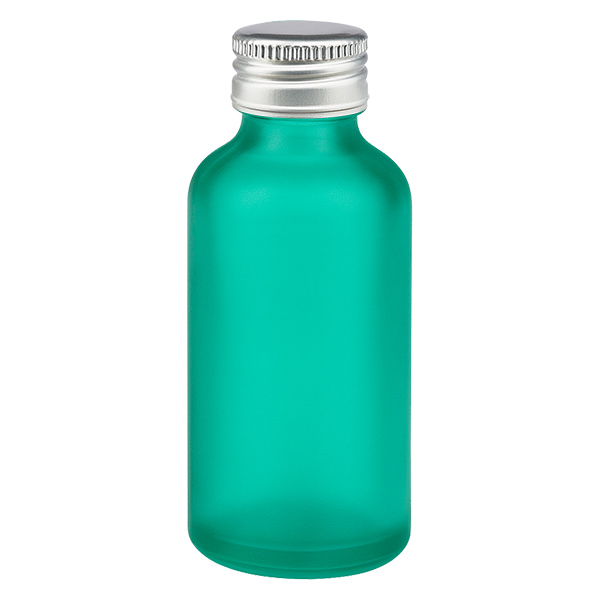 50 ml flaske 11 mm SV Aluminium-Sølv STD GrønL.UT18/50