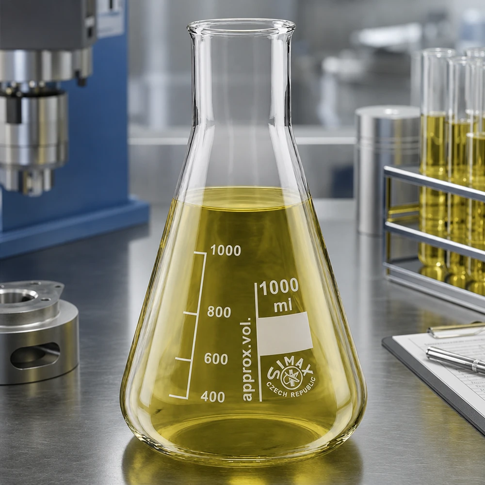 Erlenmeyer-kolbe 300 ml med bred hals Erlenmeyer-kolbe 300 ml med bred hals og konisk form til optimal blanding af væsker