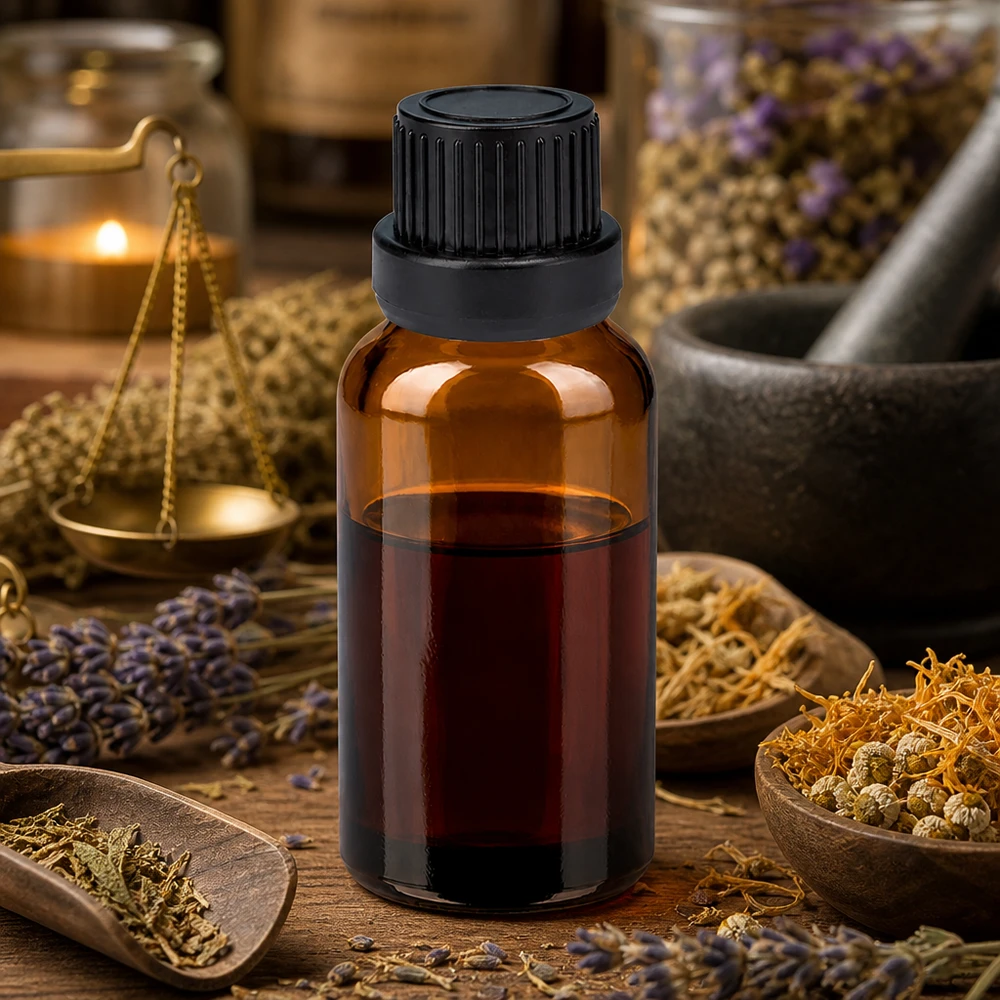 20 ml dråbeflaske 2 mm sort OV BrownLine UT18/20 Farmaceutdråbeflaske 20 ml med UT18/20-gevind til farmaceutiske anvendelser