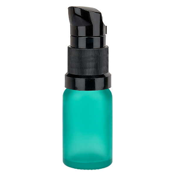 10 ml pumpeflaske sort STD GreenLine UT18/10 10 ml pumpeflaske sort STD GreenLine UT18/10