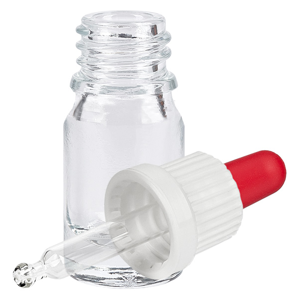 5 ml pipetteflaske hvid/rød OV ClearLine UT18/5 5 ml pipetteflaske hvid/rød OV ClearLine UT18/5