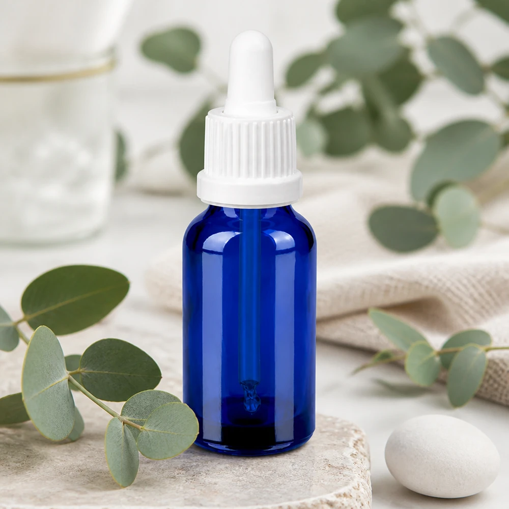 20 ml pipetteflaske med hvid pipette BlueLine-design til professionelle anvendelser
