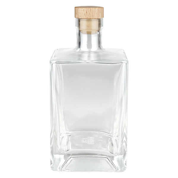 700 ml glasflaske »Ben« med træhåndtagskork UNiTWIST®