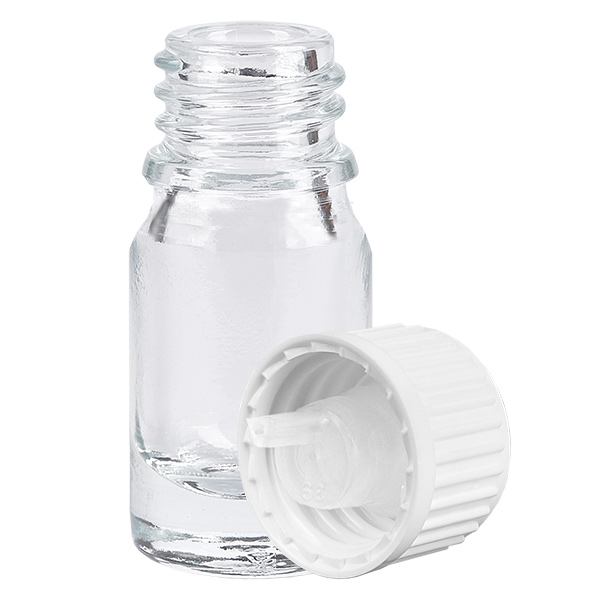 5 ml Dropperflaske 0,9 mm hvid STD ClearLine UT18/5 5 ml Dropperflaske 0,9 mm hvid STD ClearLine UT18/5