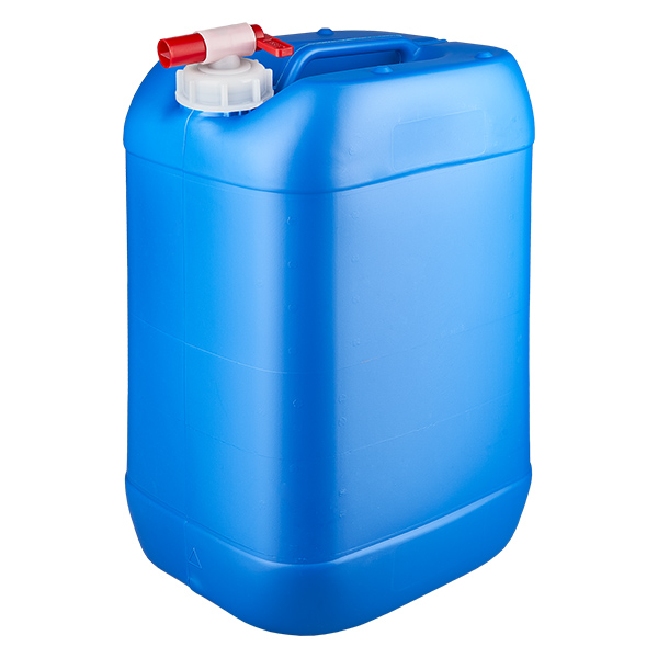 25 liters blå dunk med taphane 25 liters blå dunk med taphane