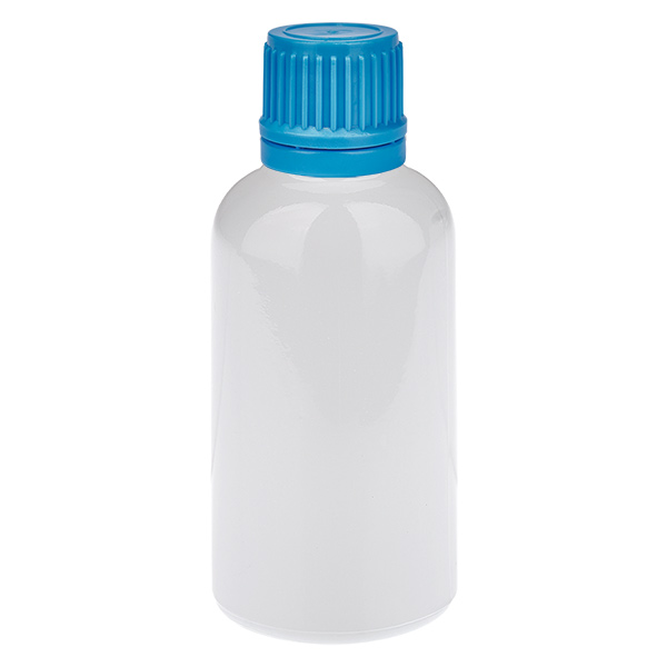 30 ml flaske 11 mm skruelåg, blå originalitetslås WhiteLine UT18/30 30 ml flaske 11 mm skruelåg, blå originalitetslås WhiteLine UT18/30