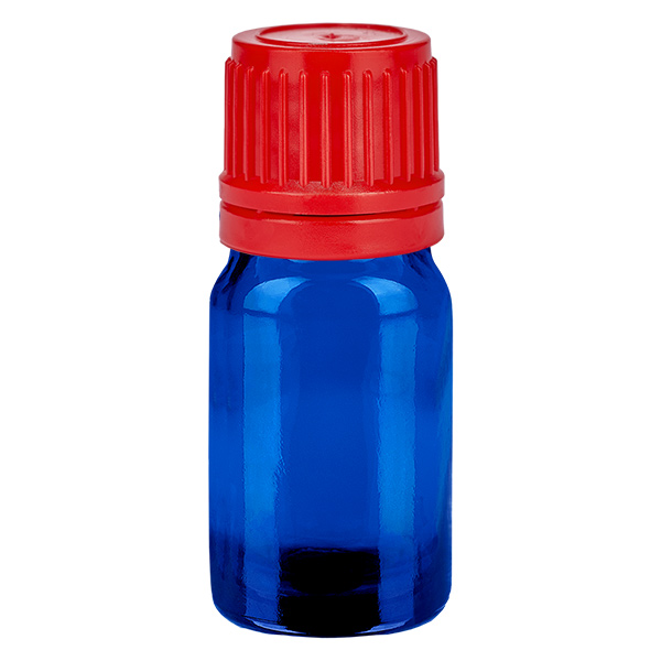 5 ml flaske 11 mm SV rød OV BlueLine UT18/5