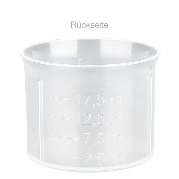 20 ml transparent doseringsbæger med skala i ApoGlas. Farmaceutisk kvalitet. 28 mm gevind. Til f.eks. ApoGlas® Euro-medicinflasker. 20 ml transparent doseringsbæger med skala i ApoGlas. Farmaceutisk kvalitet. 28 mm gevind. Til f.eks. ApoGlas® Euro-medicinflasker.