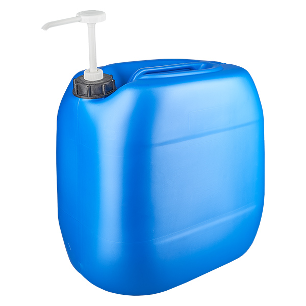 30 liters blå dunk med doseringspumpe 30 liters blå dunk med doseringspumpe