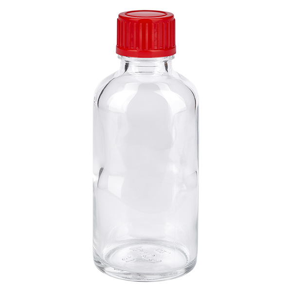 50 ml flaske 11 mm SV rød STD ClearLine UT18/50 50 ml flaske 11 mm SV rød STD ClearLine UT18/50