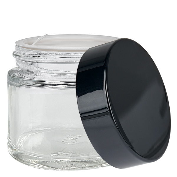 Glaskrukke 60 ml klar med indsatslåg UNiTWIST