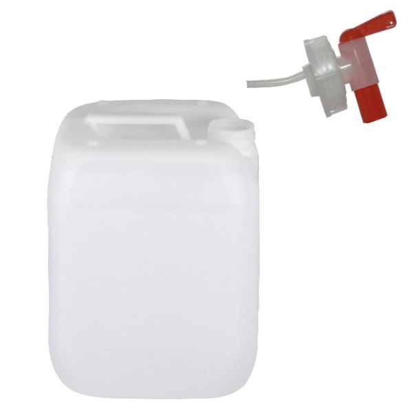 Beholder 10 liter med aftapningshane Beholder 10 liter med aftapningshane