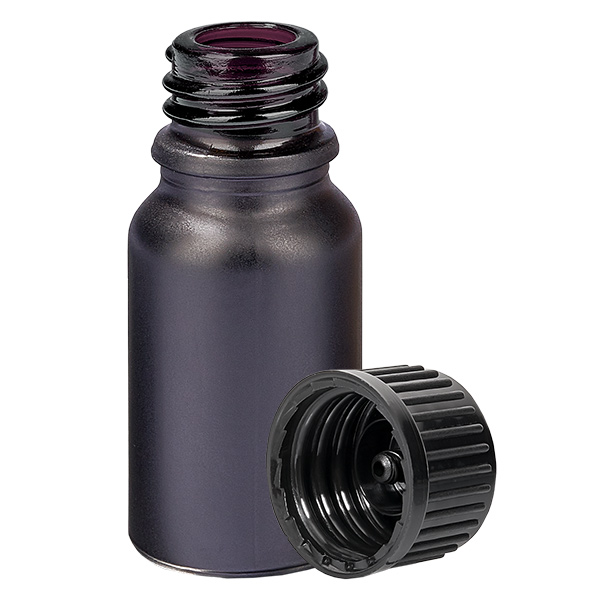 10 ml flaske 11 mm SV sort STD BlackLine UT18/10 10 ml flaske 11 mm SV sort STD BlackLine UT18/10
