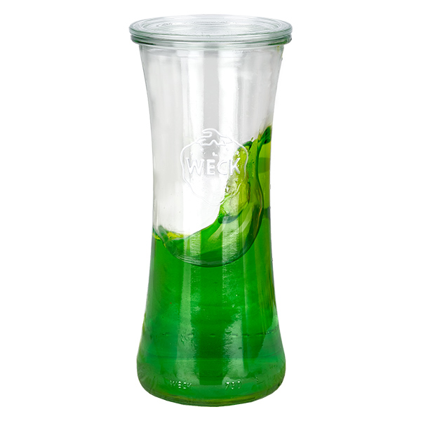 Sæt med 12 Weck-krukker 700 ml delikatessekrukke med glaslåg Sæt med 12 Weck-krukker 700 ml delikatessekrukke med glaslåg