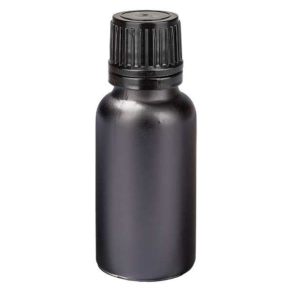 20ml Dropperflaske 1mm OV SortL. UT18/20 20ml Dropperflaske 1mm OV SortL. UT18/20