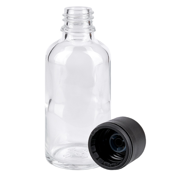 50 ml flaske 6 mm SV sort STD ClearLine UT18/50 50 ml flaske 6 mm SV sort STD ClearLine UT18/50