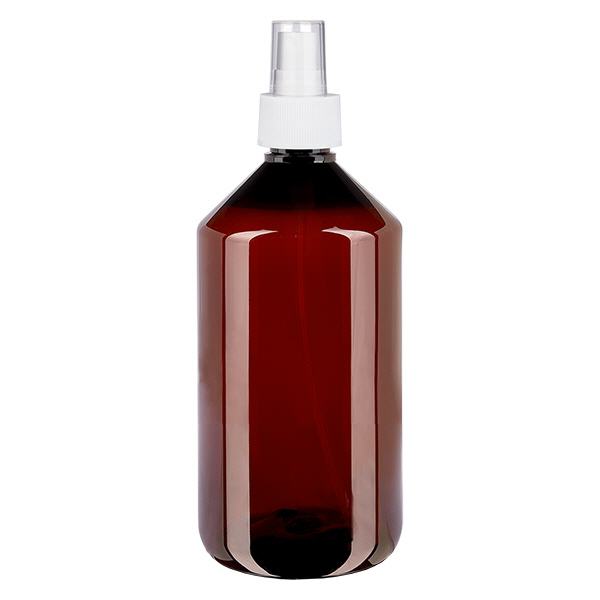 PET-flaske 750 ml med forstøver hvid PET-flaske 750 ml med forstøver hvid