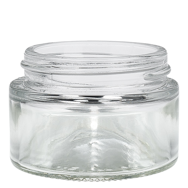 Glaskrukke 30 ml klar med indsatslåg UNiTWIST Glaskrukke 30 ml klar med indsatslåg UNiTWIST