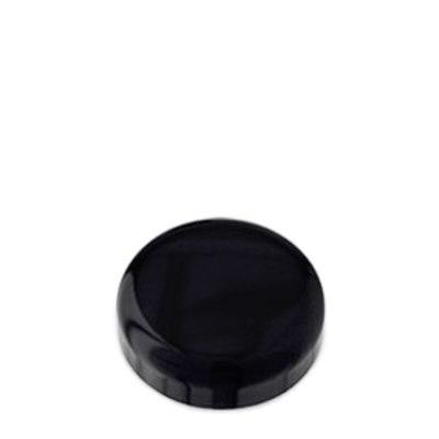 Skruelåg sort, gevind 52mm ApoGlas. Farmaceutisk kvalitet fra EU-produktion. Til 50 ml glaskrukke (art. nr. 104800). Skruelåg sort, gevind 52mm ApoGlas. Farmaceutisk kvalitet fra EU-produktion. Til 50 ml glaskrukke (art. nr. 104800).