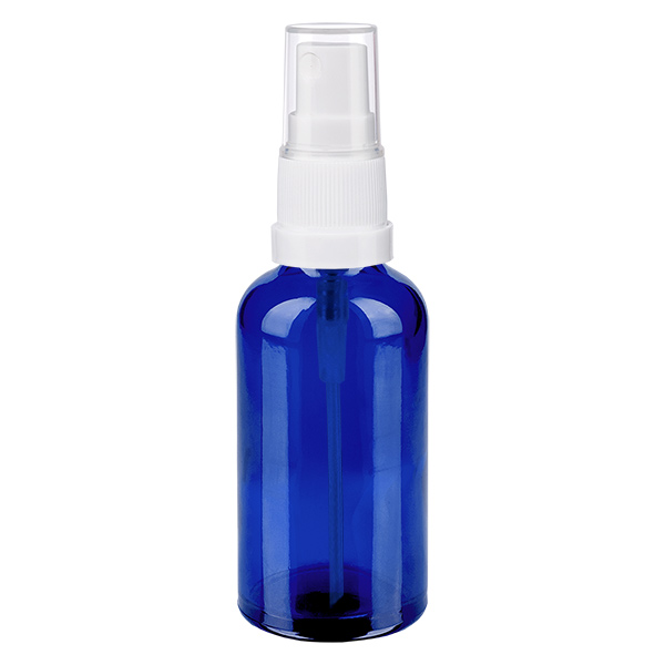 50 ml sprayflaske hvid/tr. STD BlueLine UT18/50