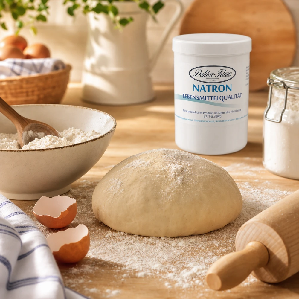 1 kg bagepulver Doktor Klaus Backsoda Natron Doktor Klaus 1kg Dose für traditionelle Kuchenrezepte und Gebäck