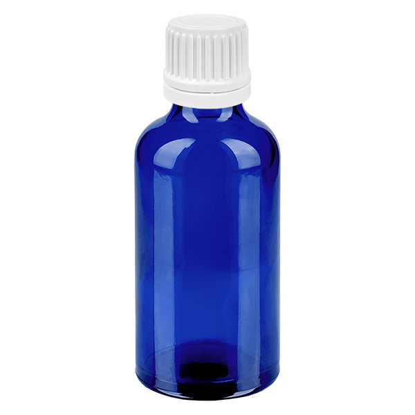 50 ml Dropperflaske 0,7 mm hvid OV BlueLine UT18/50