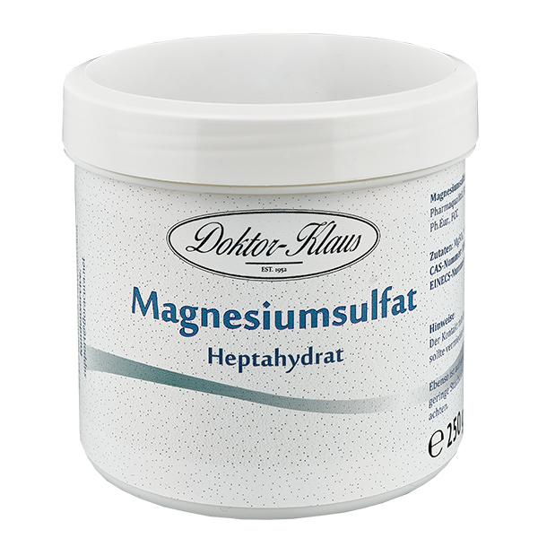 250 g Doktor-Klaus magnesiumsulfat 7-hydrat 250 g Doktor-Klaus magnesiumsulfat 7-hydrat