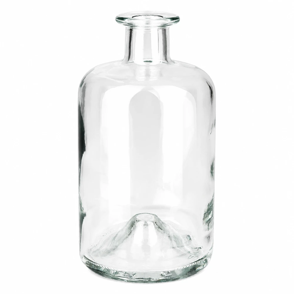 500 ml apoteksflaske 500ml Glasflasche "Sofia" ohne Verschluss UNiTWIST uden lukning UNiTWIST® 500 ml glasflaske Sofia transparent uden hætte UNiTWIST apotekerflaske tom til påfyldning