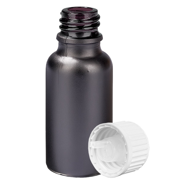 20 ml dråbeflaske 0,9 mm hvid STD BlackLine UT18/20 20 ml dråbeflaske 0,9 mm hvid STD BlackLine UT18/20