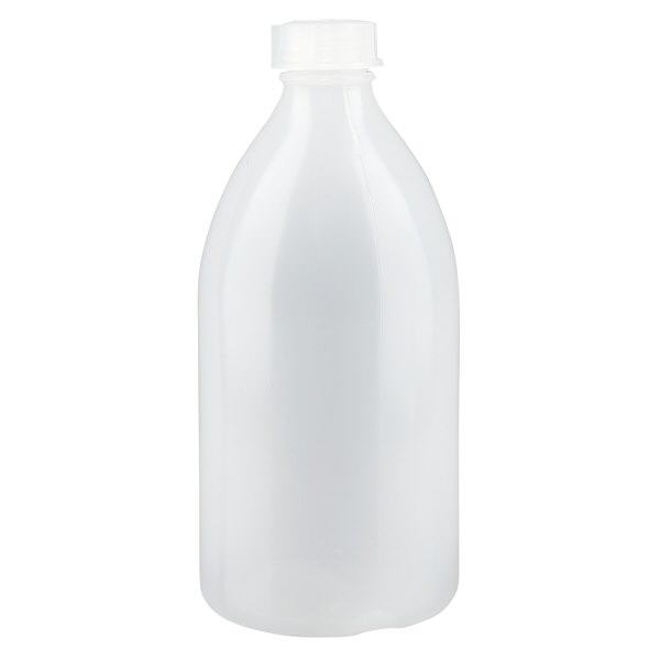 500 ml skrueflaske, laboratorieflaske med smal hals 500 ml skrueflaske, laboratorieflaske med smal hals