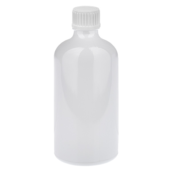 100 ml dråbeflaske 0,9 mm hvid standardlåg WhiteLine UT18/100