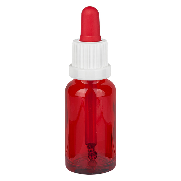 20 ml pipetteflaske hvid/rød OV RedLine UT18/20 20 ml pipetteflaske hvid/rød OV RedLine UT18/20