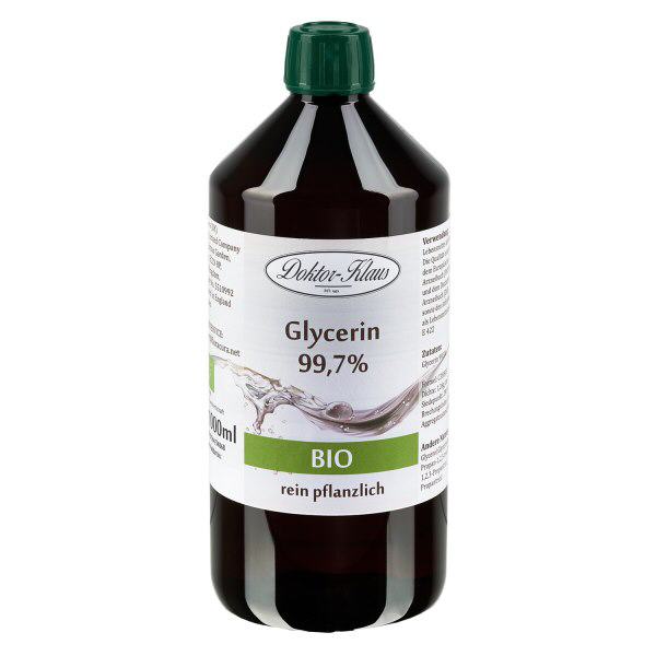 Økologisk glycerin (99,7%) 1000 ml Doktor-Klaus Økologisk glycerin (99,7%) 1000 ml Doktor-Klaus