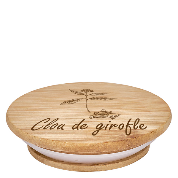Kappe i træ "clou de girofle" til WECK RR60 Kappe i træ "clou de girofle" til WECK RR60