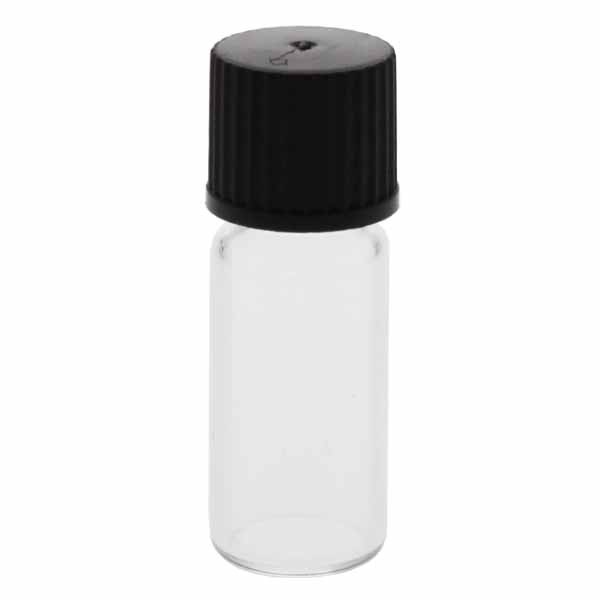 Flasker med gevind, klare 1,5 - 2 ml, 11,6 x 32 mm inkl. hætte Flasker med gevind, klare 1,5 - 2 ml, 11,6 x 32 mm inkl. hætte