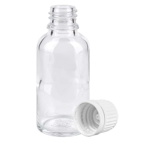 30 ml flaske 11 mm SV hvid OV ClearLine UT18/30 30 ml flaske 11 mm SV hvid OV ClearLine UT18/30