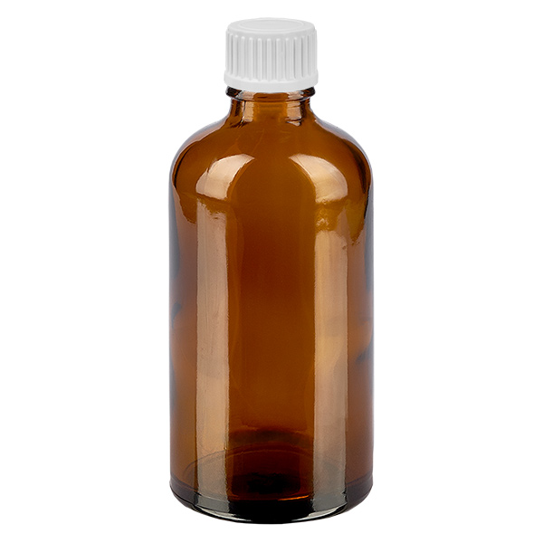 100 ml (kugle)Flas. 3mm GR m. STD BrunL. UT18/100