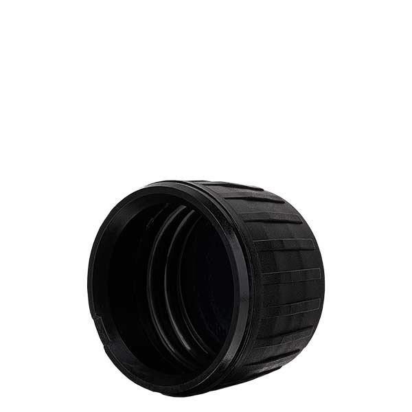 Skruelåg sort til violet vandflaske