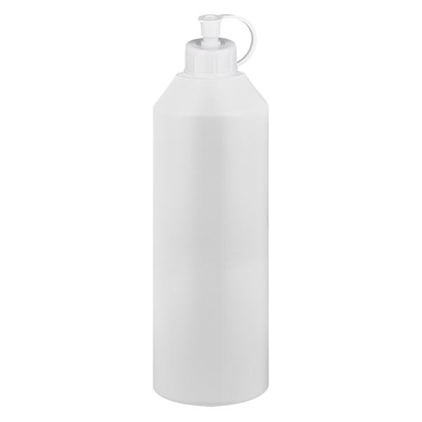 Apoteksflaske HDPE 250 ml m., m. sprayhætte