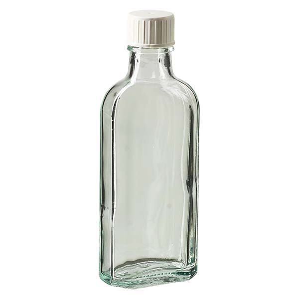 100 ml Meplat klar skruelåg med hældering 100 ml Meplat klar skruelåg med hældering