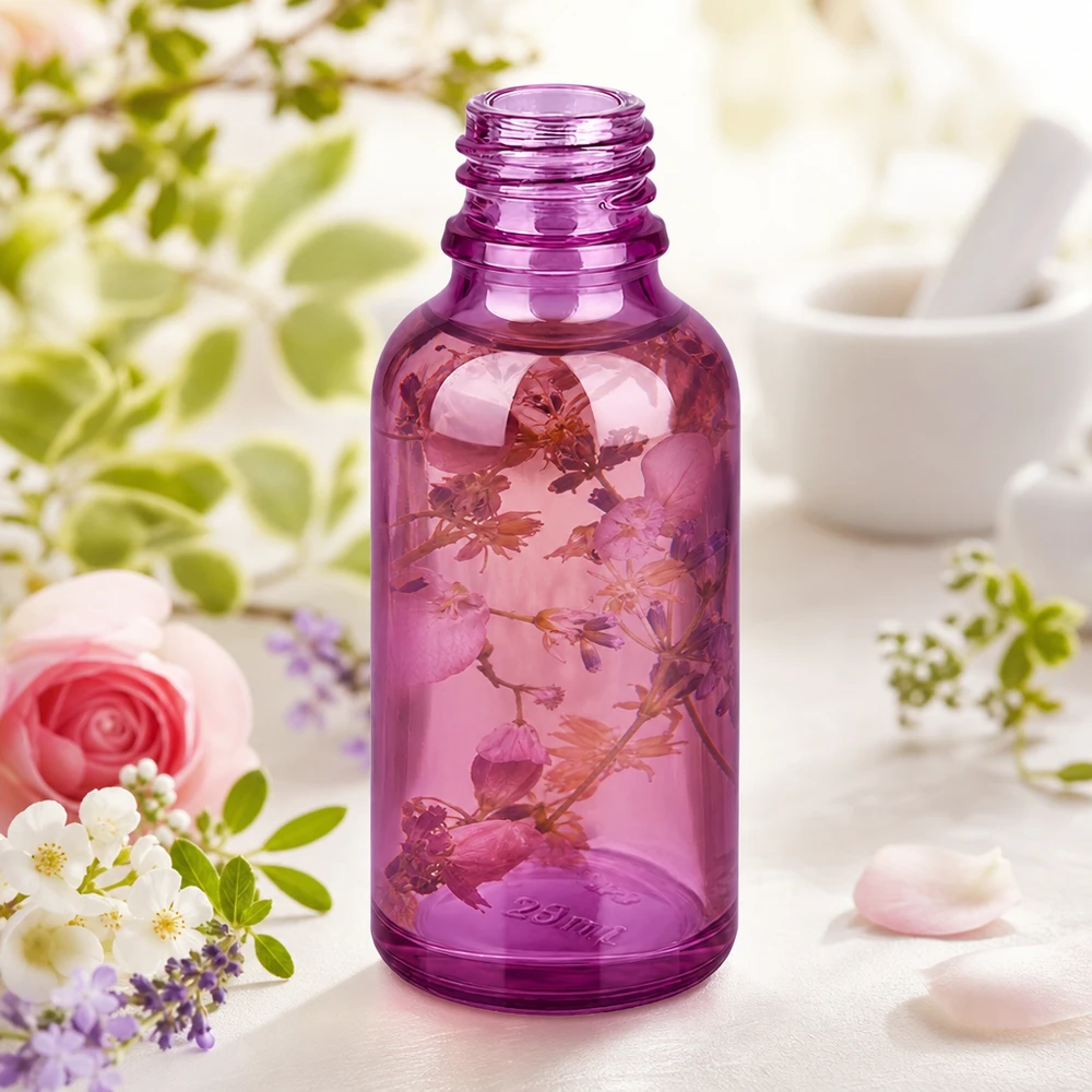 30 ml apoteksflaske PurpleLine UT18/30 UNiTWIST Kompakt 30 ml PurpleLine-apoteksflaske med praktisk UT18/30-skruelåg