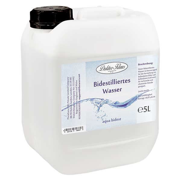 5 liter dobbeltdestilleret vand Doktor Klaus 5 liter dobbeltdestilleret vand Doktor Klaus