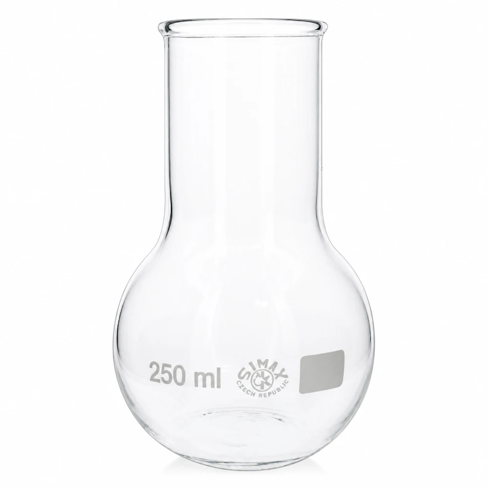 Lommelærke 250 ml med bred hals Borosilikat Stehkolben 250ml Weithals hitzebeständig für Laborbedarf