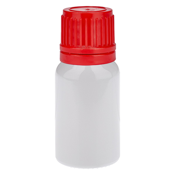 10 ml flaske 11 mm skruelåg rød Originalitetslås WhiteLine UT18/10 10 ml flaske 11 mm skruelåg rød Originalitetslås WhiteLine UT18/10
