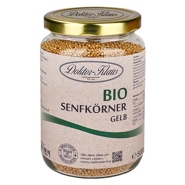 500 g økologiske sennepsfrø gule Doktor-Klaus noWaste 500 g økologiske sennepsfrø gule Doktor-Klaus noWaste