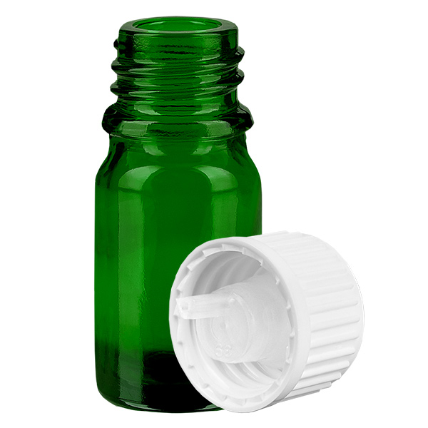 5 ml Dropperflaske 0,9 mm hvid STD GreenLine UT18/5 5 ml Dropperflaske 0,9 mm hvid STD GreenLine UT18/5